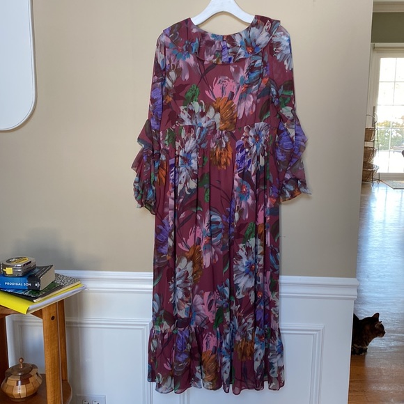 Soft Surroundings Petite Floral Dress - Picture 5 of 7